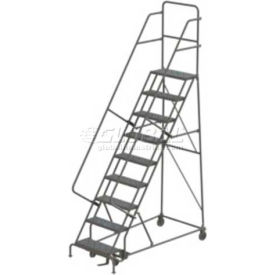 9 Step Steel Rolling Ladder - Grip Strut - UKDSR109242