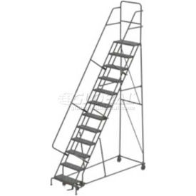 12 Step Steel Rolling Ladder - Grip Strut - UKDSR112242