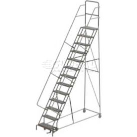 13 Step Steel Rolling Ladder - Grip Strut - UKDSR113242