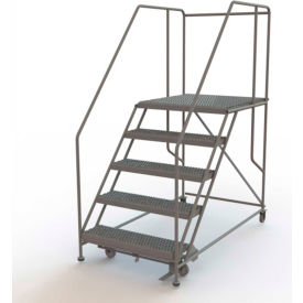 Mobile 5 Step Steel 36""W X 36""D Work Platform Ladder - WLWP153636SLC