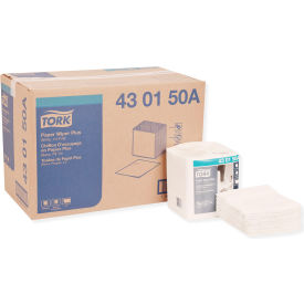Tork® Paper Wiper Plus 12-1/2" x 13" White 1/4 Fold 90/Pack 12 Packs/Carton