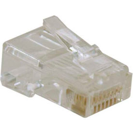 Trippe Manufacturing Company N030-010 Tripp Lite 10PK RJ45 Plugs Solid Stranded Conductor 4-pair Cat5e Cat5 Cable image.