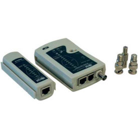 Trippe Manufacturing Company N18494 Tripp Lite Network Cable Tester (Cat5e/Cat6/coax,Phone) RJ45(F)/RJ11(F) image.