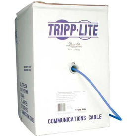 Trippe Manufacturing Company N222-01K-BL Tripp Lite N222-01K-BL 1000ft Cat6 550MHz Gigabit Bulk Solid PVC Cable, Blue, 1000, Non-Plenum image.