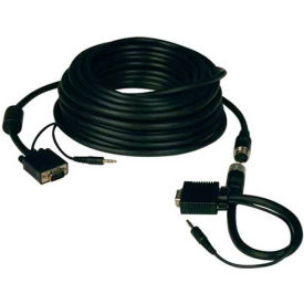 Trippe Manufacturing Company P504-050-EZ Tripp Lite 50ft SVGA VGA Monitor Easy Pull Cable w/ Audio Coax HD15 M/M 50 image.