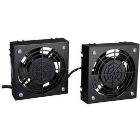 Trippe Manufacturing Company SRFANWM Tripp Lite SmartRack Wall-Mount Roof Fan Kit, Two 120V High-Performance Fans, 210 CFM image.