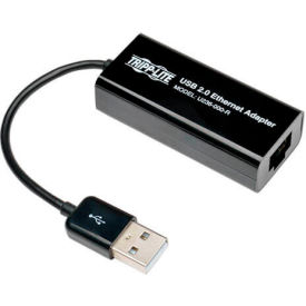 Trippe Manufacturing Company U236-000-R Tripp Lite USB 2.0 Ethernet NIC Adapter, 10/100 Mbps, Black image.