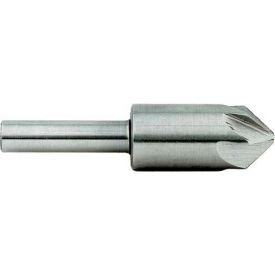 Star Tool Supply 5183640 Made in USA HSS 6 Flute Chatterless Countersink 60° 1"x1/2"x2-3/4" image.