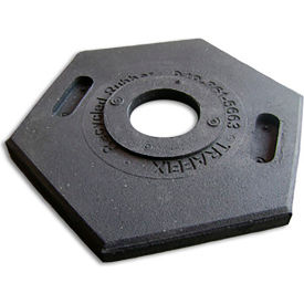 Traffix Devices Inc. 42000-TB12 VizCon TrafFix Devices 12lb Recycled Rubber Base for Grabber Delineator image.