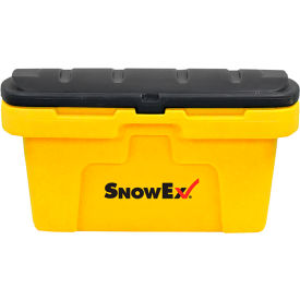 Trynex International 74045 SnowEx 3 Cubic Foot Salt Storage Box, Yellow, 33"L x 22-3/4"W x 17-2/5"H, 240 Capacity Lbs., Stack image.