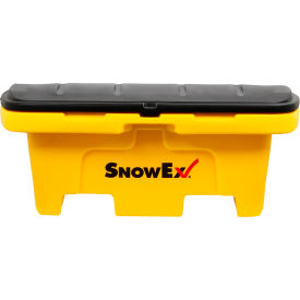 Trynex International 74047 SnowEx 6 Cubic Foot Salt Storage Box, Yellow, 48"L x 33-1/4"W x 20-3/4"H, 480 Capacity Lbs., Nest image.