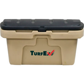 Trynex International 74053 TurfEx 3 Cubic Foot Storage Box, Tan, 33"L x 22-3/4"W x 17-2/5"H, 240 Capacity Lbs., Stack image.