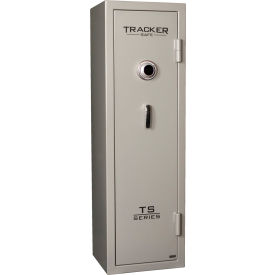 Tracker Safe Gun Safe TS08 With Mechanical Lock - 30 Min Fire Rating 18x15-1/2x59 - 8 Gun Cap. Gray