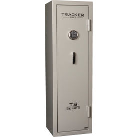 Tracker Safe Gun Safe TS08 With Electronic Lock - 30 Min Fire Rating 18x15-1/2x59 - 8 Gun Cap. Gray