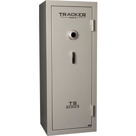 Tracker Safe Gun Safe TS24 With Mechanical Lock - 30 Min. Fire Rating 30x24x59 - 24 Gun Cap. Gray