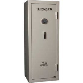 Tracker Safe Gun Safe TS14 With Electronic Lock - 30 Min. Fire Rating 23x20x59 - 14 Gun Cap. Gray