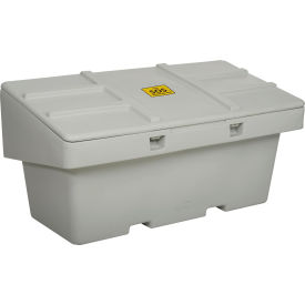Global Industrial B2277462 Global Industrial™Lockable Outdoor Storage Container, 72"Lx36"Wx36"H, 36 Cu. Ft., Gray image.