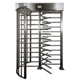 Turnstile Security Systems Inc HGGE-G-FE Electric Hi-Gate w/ Free Exit - Galvanized Steel image.