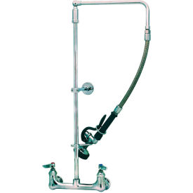T&S Brass B-0131-B Pre-Rinse Unit With Wall Mount Faucet & Wall Bracket