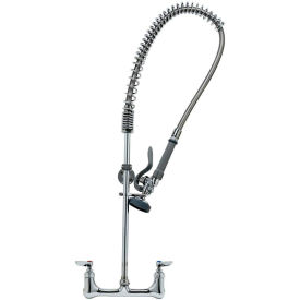 T & S Brass B-0133-CCB T&S Brass B-0133-CCB Easyinstall Pre-rinse Unit w/ Cross Flow Preventer & 1/2" Male Inlets image.