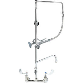 T&S Brass B-2466 Pre-Rinse Unit With Overhead Swivel Arm 