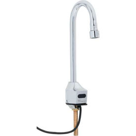 T & S Brass EC-3100-HG T&S® EC-3100-HG ChekPoint Electronic Deck Mount Gooseneck Faucet WIth Hydrogenerator, 2.2 GPM image.