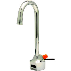 T & S Brass EC-3102-HG T&S® EC-3102-HG ChekPoint Single Hole Electronic Deck Mount Spout Faucet With Hydrogenerator image.