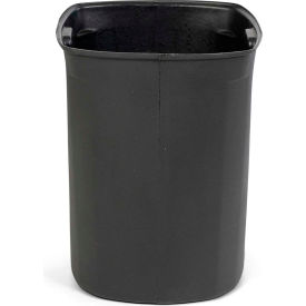 Toter RL045-00BLK Toter Plastic Rigid Trash Can Liner For 45 Gallon Trash Can, Black image.