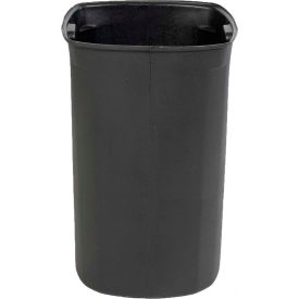 Toter RL060-00BLK Toter Plastic Rigid Trash Can Liner For 60 Gallon Trash Can, Black image.