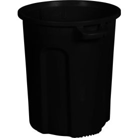 Toter® Round Trash Can With Lift Handle 20 Gal. Cap. Black