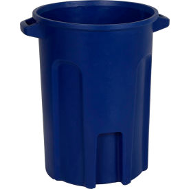 Toter® Round Trash Can With Lift Handle 44 Gal. Cap. Blue