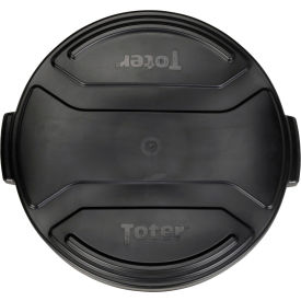 Toter® Round Trash Can Lid 44 Gal. Cap. Black