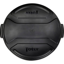 Toter® Round Trash Can Lid 55 Gal. Cap. Black