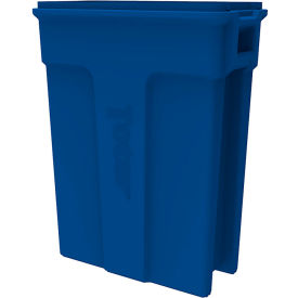 Toter® Slimline Rectangular Trash Can 23 Gal. Cap. Blue