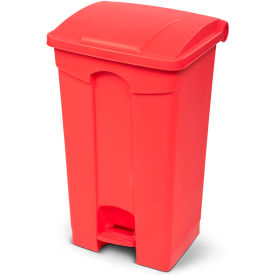 Toter SOF23-00RED Toter Fire Retardant Step On Container, 23 Gallon, Red - SOF23-00RED image.
