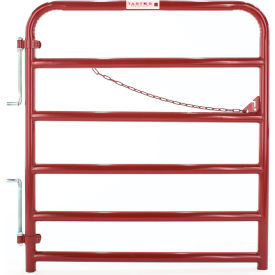 Tarter Bullmax Round Corner Gate, 4' Length, Red Tarter Bullmax Round Corner Gate, 4' Length, Red