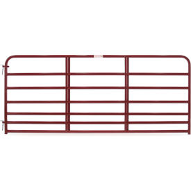 Tarter Steelmax Stock Gate, 10' Length, Red