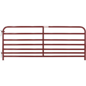 Tarter Steelmax Small Animal Gate, 8' Length, Red