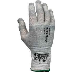 Transforming Technologies Llc GL2503 Transforming Technologies ESD Cut Resistant Gloves, Uncoated, Medium, Polyethylene, 12 Pairs image.