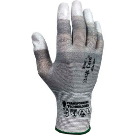 Transforming Technologies Llc GL2503T Transforming Technologies ESD Cut Resistant Gloves, Fingertip Coated, Medium, Polyethylene, 12 Pairs image.