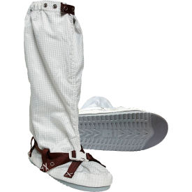 Transforming Technologies TX4000 ESD Cleanroom Apparel Hard Sole Boot Cover L White