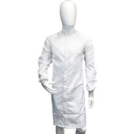 Transforming Technologies TX4000 ESD Cleanroom Apparel Frock XS White