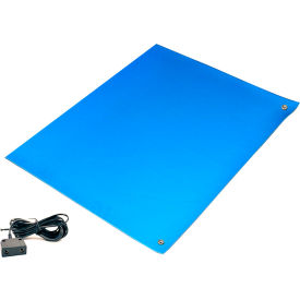 Transforming Technologies VinylSTAT C Homogenous Vinyl Table Cut Mat w/Hardware48"x24"x0.093"Blue 
