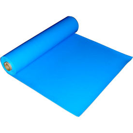 Transforming Technologies VinylSTAT C Homogenous Vinyl Table Mat Full Roll 600"x48"x0.093" Blue 