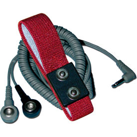 Transforming Technologies Dual Line Wrist Strap Set Coil Cord 6L 4mm Snap 