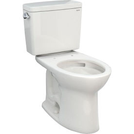 Toto CST775CEFG#11 Toto® Drake® 1.28 GPF Round Bowl Toilet, 17-3/16"W x 26-3/8"D x 30-1/8"H, Colonial White image.