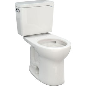 Toto CST776CEFG#11 Toto® Drake® 1.28 GPF Elongated Bowl Toilet, 17-3/16"Wx28-3/8"Dx30-1/8"H, Colonial White image.