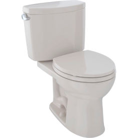 Toto CST776CEG#01 Toto® Drake® 1.28 GPF Elongated Bowl Toilet, 17-3/16"W x 28-5/16"D x 29"H, Cotton image.