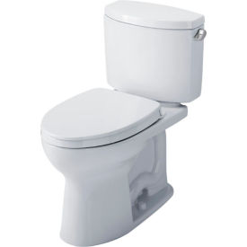 Toto CST786CEFG#11 Toto® Drake® 1.28 GPF Elongated Bowl Toilet, 19-1/16"Wx28-3/8"Dx30-11/16"H, Colonial White image.