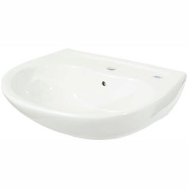 Toto LT241G-11 Toto® LT241G-11 Supreme® 1-Hole SanaGloss Lavatory Sink, Colonial White image.